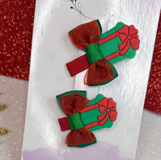 Paire de petite barrettes cadeau 