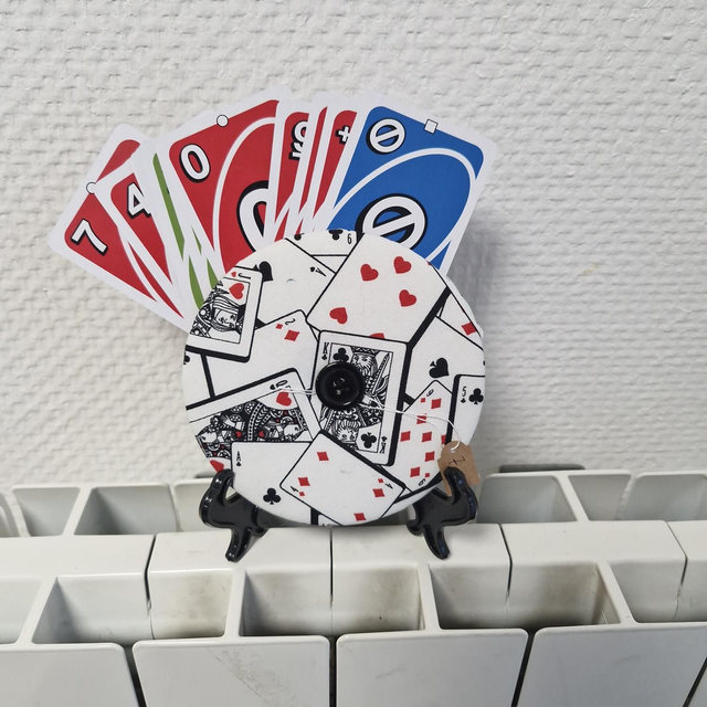 Support carte à jouer 