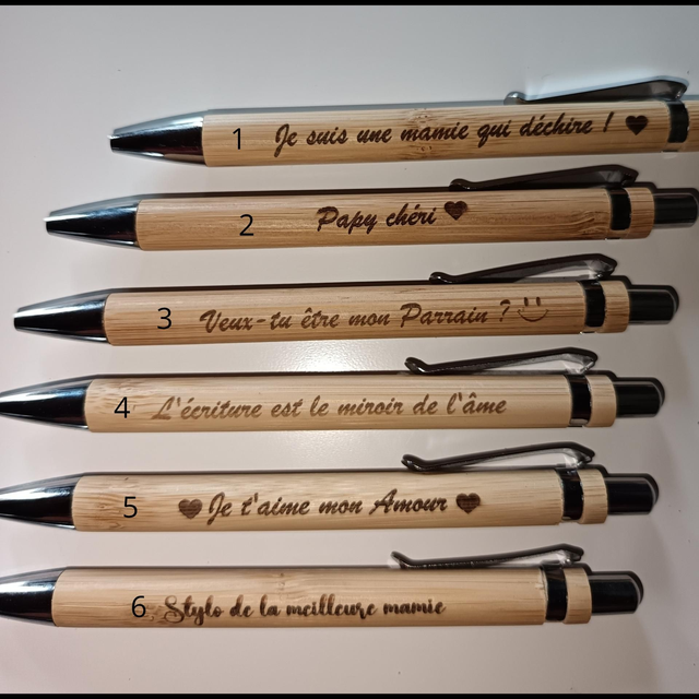 Stylo bois 
