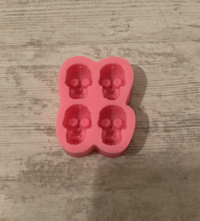 Moule Halloween tête de mord 