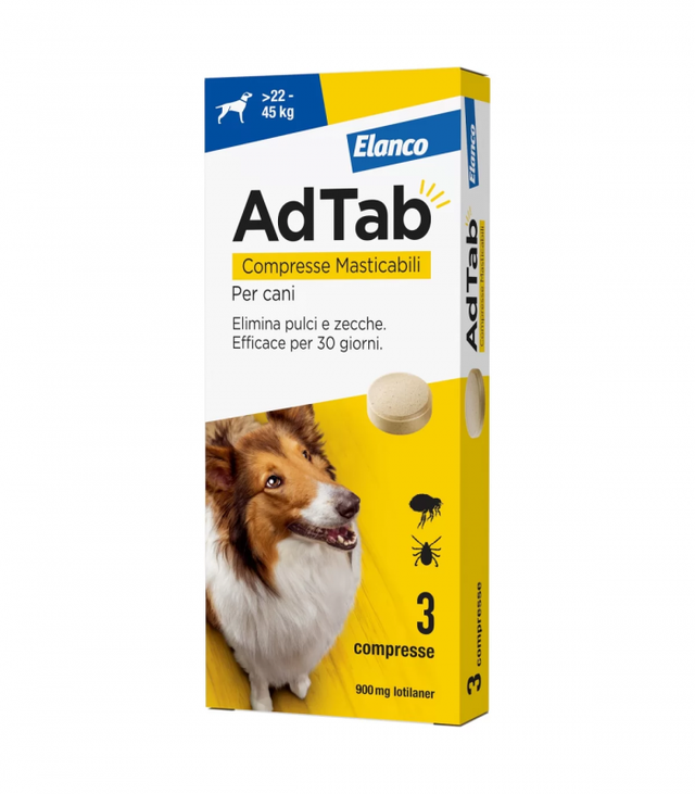 ADTAB COMPRESSE MASTICABILI CANI 22-45 KG