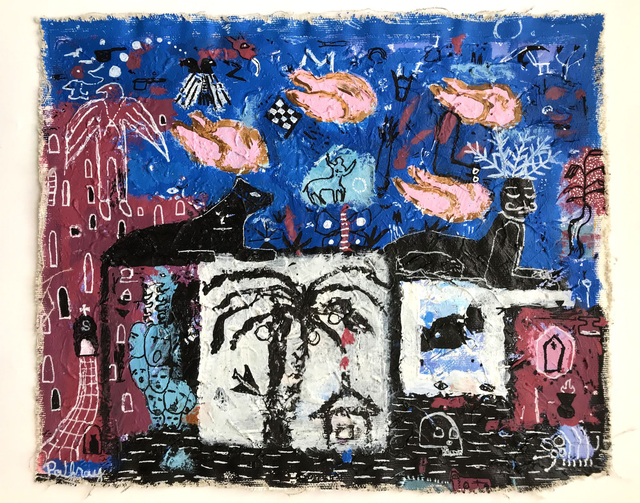 Flying Chickens - 31x26 cm 