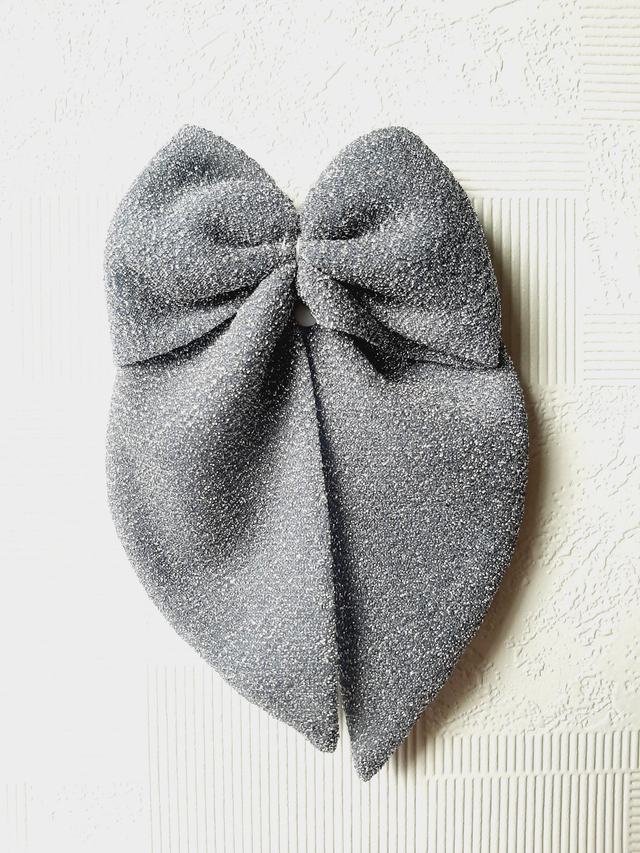 Barrette noeud &quot;Sublime bleu&quot;