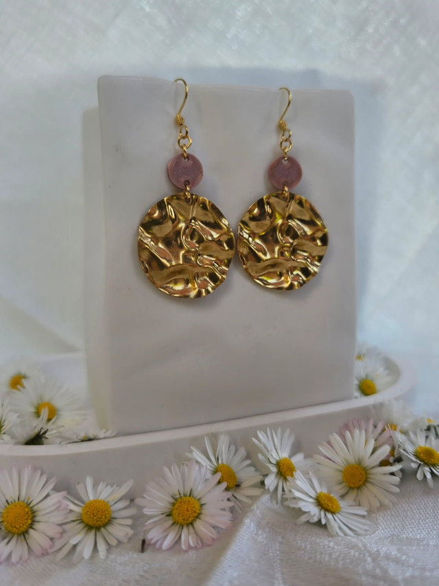Boucles d&#039;oreilles &quot;Céleste &quot;