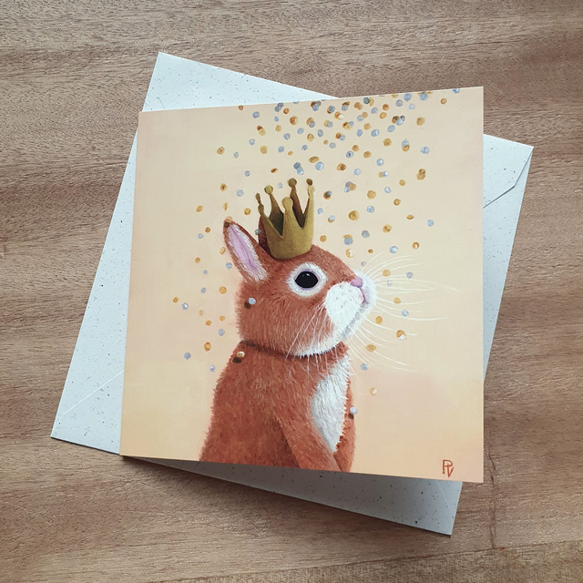 Carte Pliée &quot;Sa Petite Majesté&quot;