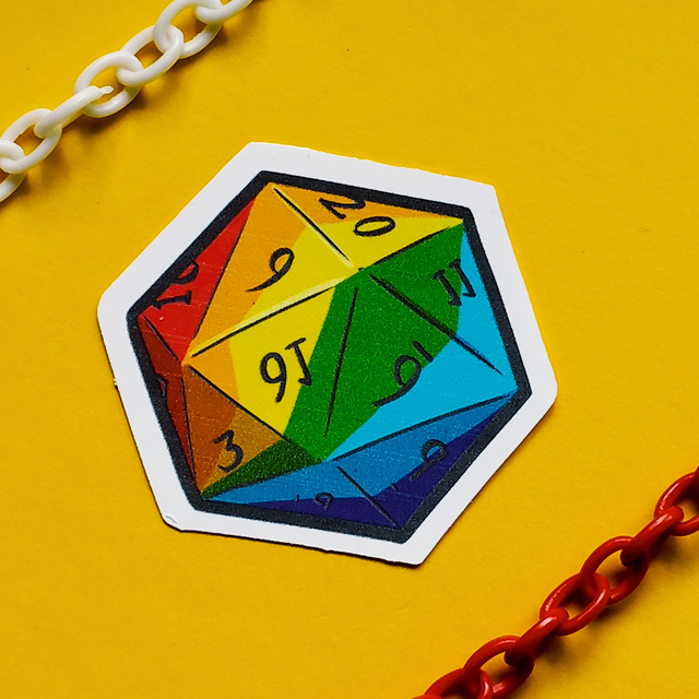 Rainbow - Dnd - Sticker - [SKR-RN-D]
