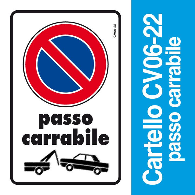 Passo Carrabile CV06-22