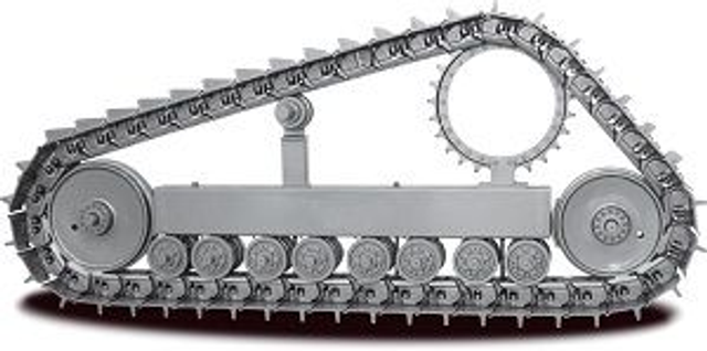 Komplette Laufwerke für Hitachi - Kettenbagger EX355