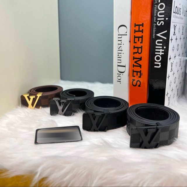LV Leather Belt
