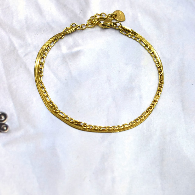 Lot de 2 bracelets unis