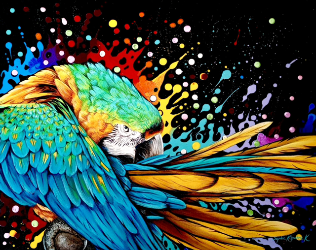 ‘Strike a Pose’ Original Painting