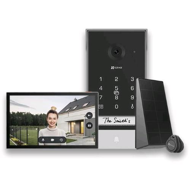 EZVIZ EP7 VIDEOCITOFONO Wi-Fi CON MONITOR 7&quot; TOUCH SCREEN VISIONE NOTTURNA