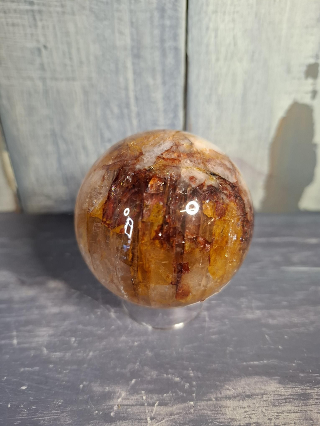 Fire Quartz Sphere #1