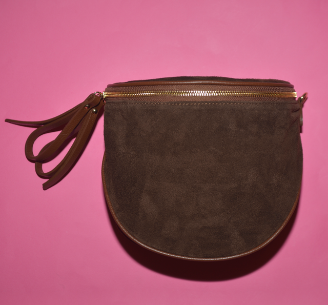 Comfy GIOIA camoscio Moka/oro