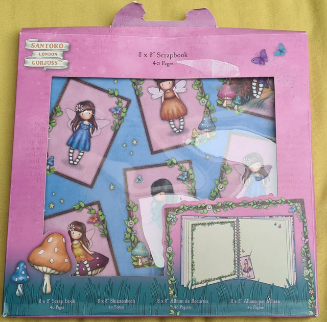 Santoro gorjuss 8" x 8" scrapbook 40 pages