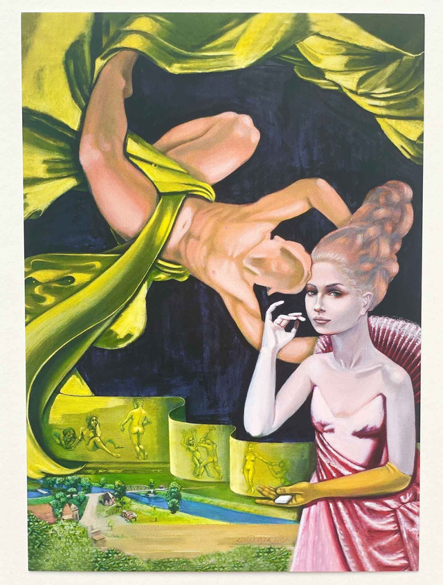 Art Postcard "Der Kuss" / "The Kiss"