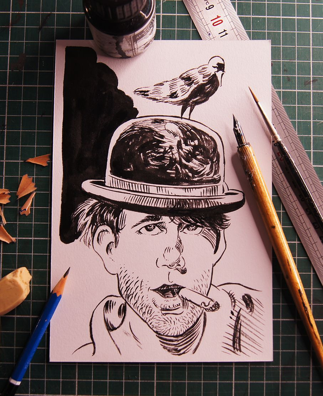 Chapeau à l&#039;oiseau