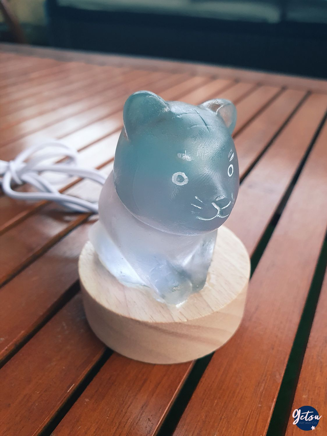 Veilleuse tigre bleu