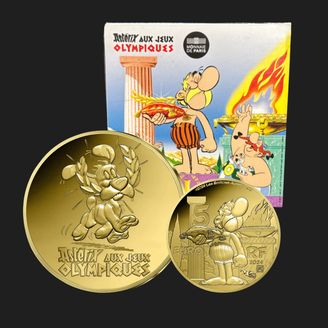 5€ - Oro proof ASTÉRIX. 2024