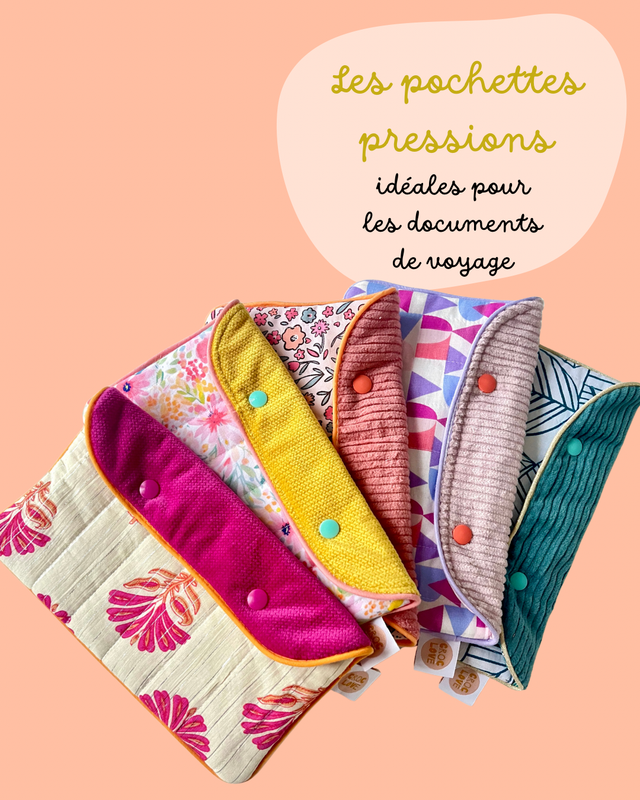 Pochette pressions de voyage 