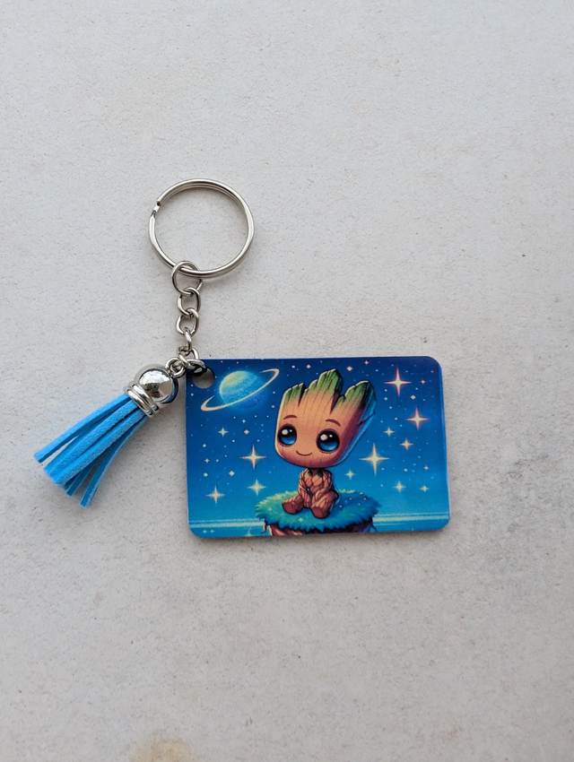 Portes clés sublimation Groot 