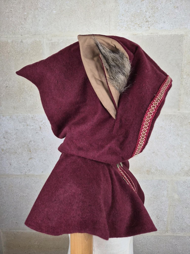 Capuchon à oreilles Rouge