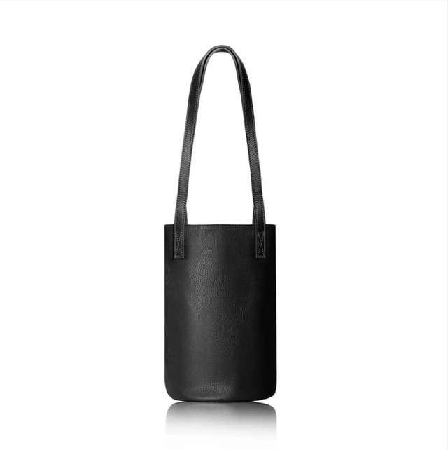 Black Italian Leather Handbag