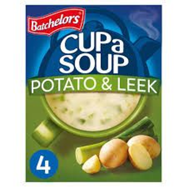 Batchelor's Potato &amp; Leek Cup a Soup 4 Sachets