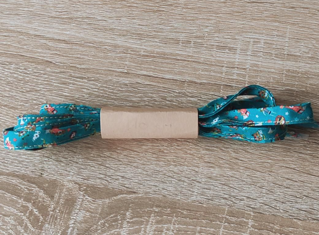 Lacets fantaisies, bleu pétrole, 110cm 