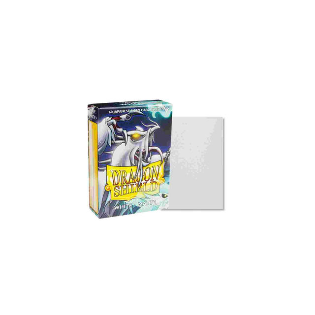Dragon Shield Matte 60 Sleeves Japanese - White