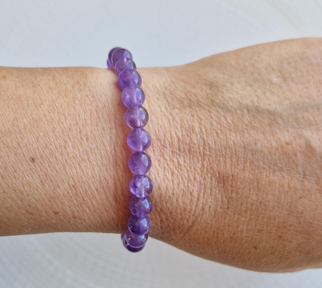 Bracelet AMÉTHYSTE 6mm