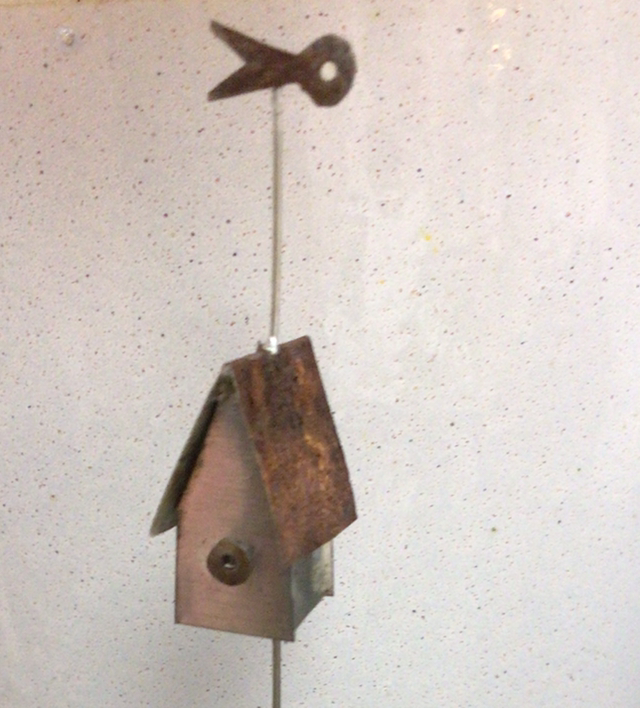 Bird House Sculpture