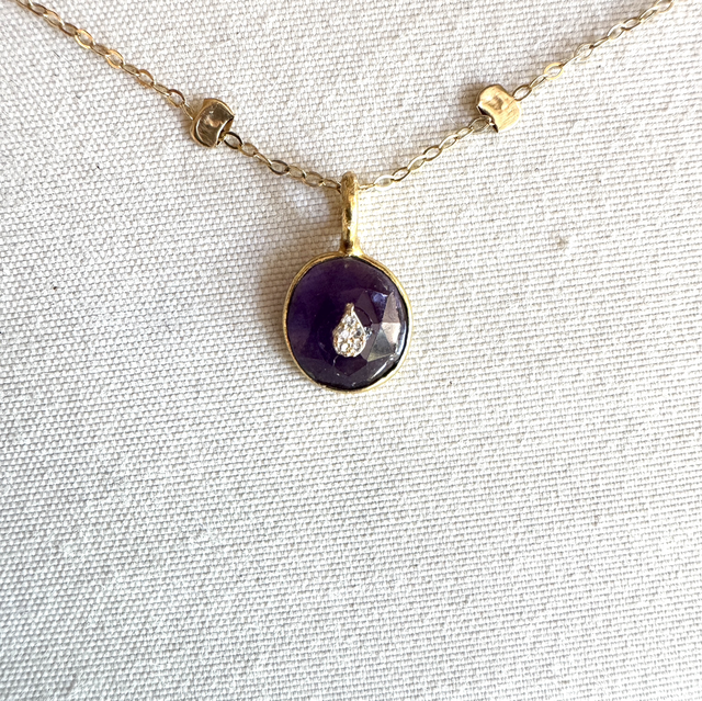 Collier Éclats Améthyste