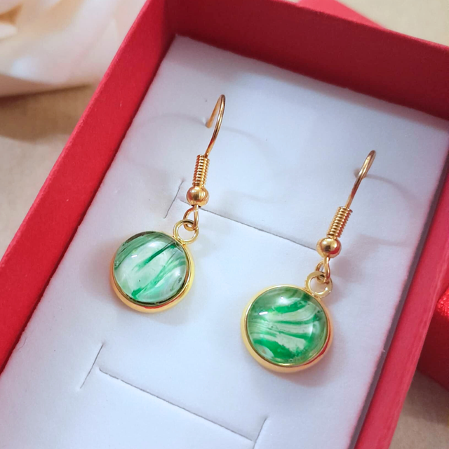 FRAICHEUR PRINTANIERE - Boucles d'oreilles - Métal doré