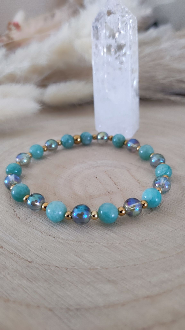 Bracelet "Colère" Amazonite