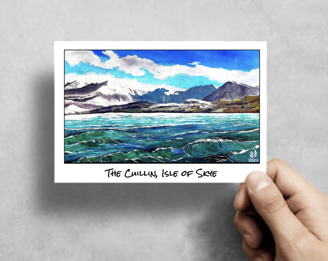 X10 Postcards - The Cuillin, Isle of Skye (40p per unit)
