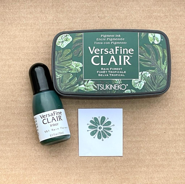 Versa Fine Clair Stempelkissen RAIN FOREST