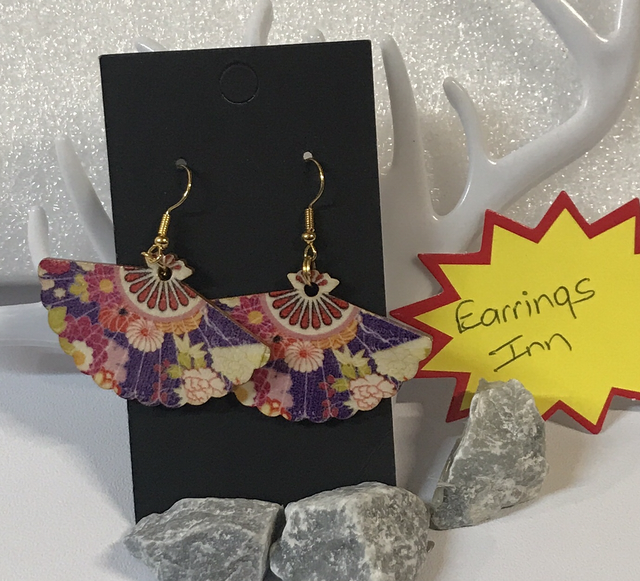 Brown Wood Earrings- Mixed - MWD98