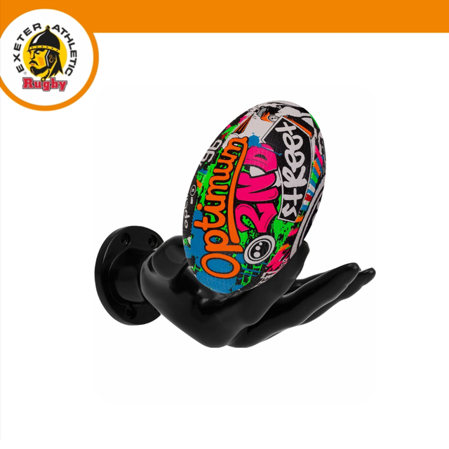 Rugby Ball display hand