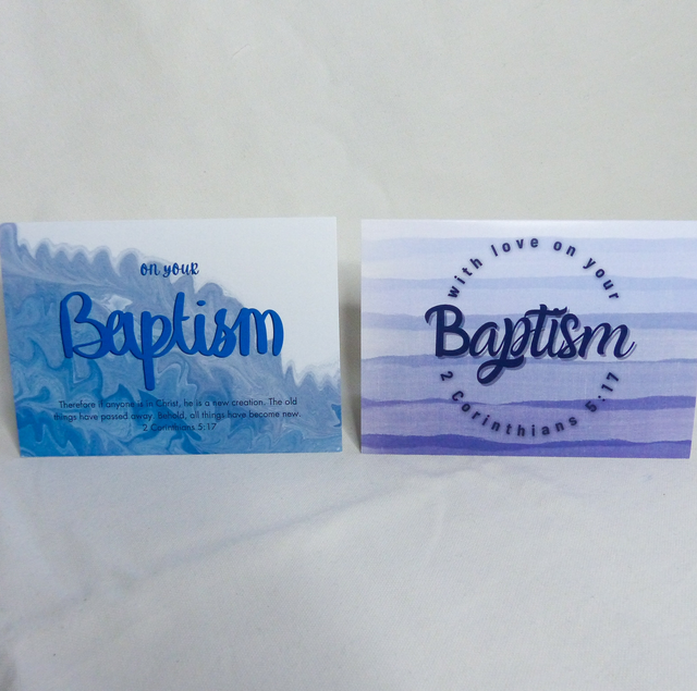 Baptism card bundle 