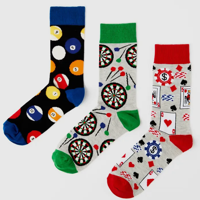 Games Night Socks Gift Box