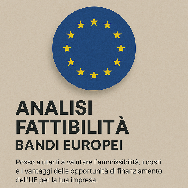 Analisi di Fattibilità per Bandi Europei