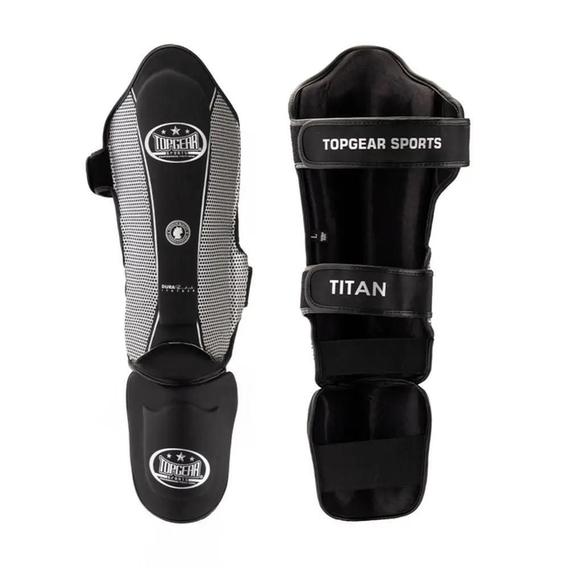 PROTÈGE TIBIAS TOPGEAR TITAN SILVER L