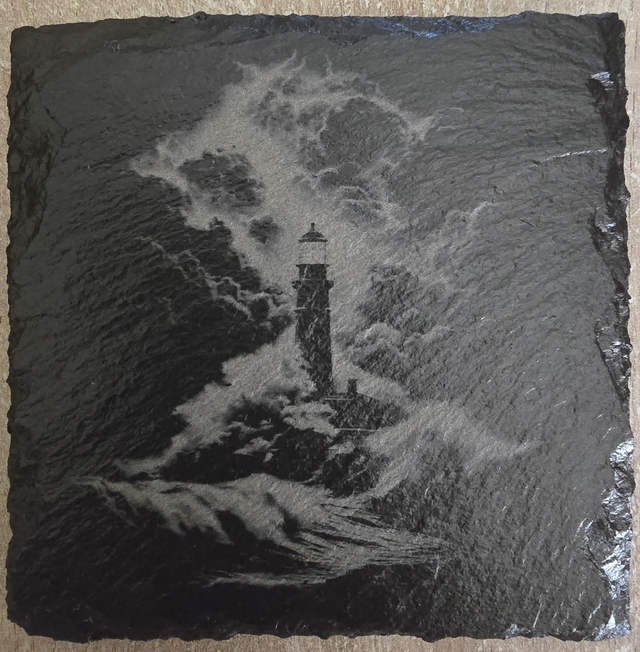 Scène spectaculaire de phare côtier