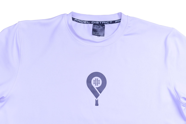 Padel District Shirt weiss