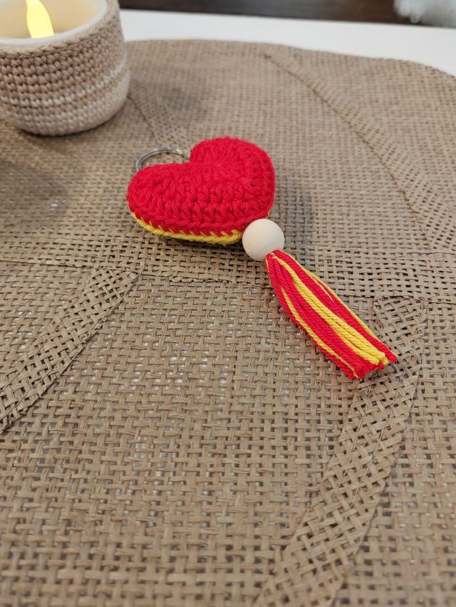 Porte clés bicolore