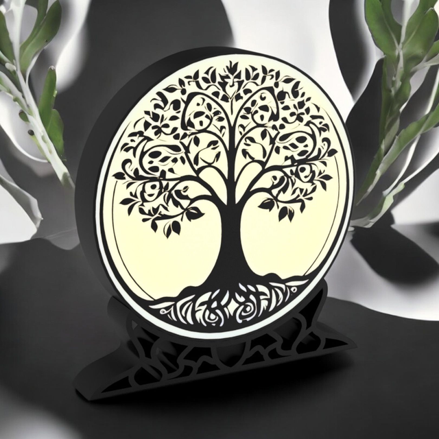 Lampe 3D Arbre de Vie LED - Harmonie et sérénité dans ton espace !