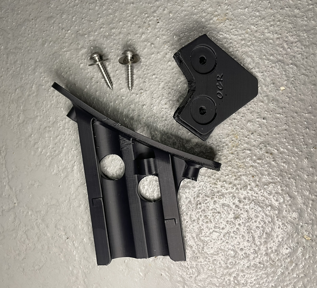 Glissière pare choc arrière Honda Civic 88-91