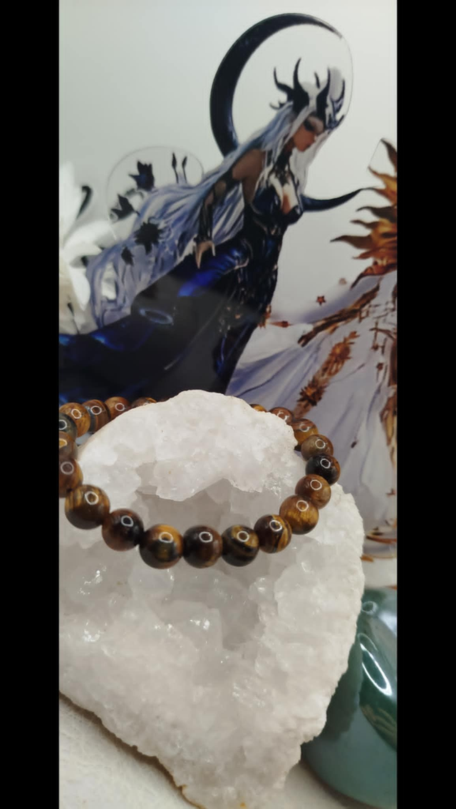 Bracelet en Œil de Tigre – Collection Minimal Touch