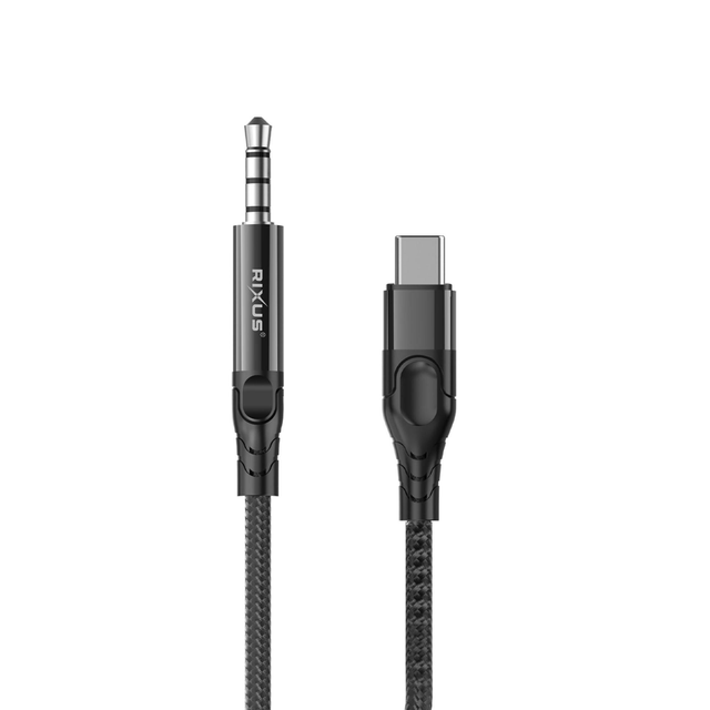 Câble  auxiliaire 3.5mm AUX To USB-C  - Black